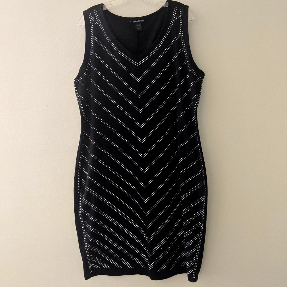 Ashley Stewart Midi Black Dress